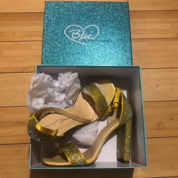 Bestey Johnson SB-RINA Yellow Sandals - Picture 7 of 7